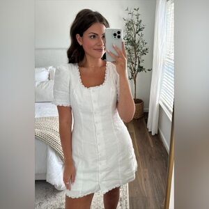 knee length dresses for ladies Leo Lin Katrina Butterfly Sleeve Midi Dress main image 1